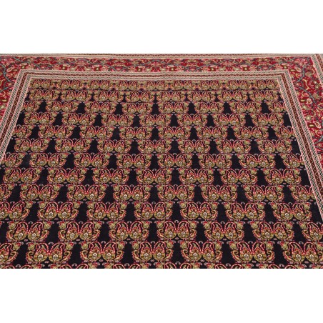 Tappeto Tabriz 50 Raj Persia marrone giallo 160x212