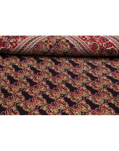 Tappeto Tabriz 50 Raj Persia marrone giallo 160x212