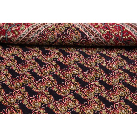 Tappeto Tabriz 50 Raj Persia marrone giallo 160x212