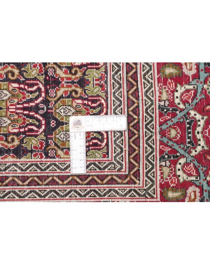 Tappeto Tabriz 50 Raj Persia marrone giallo 160x212