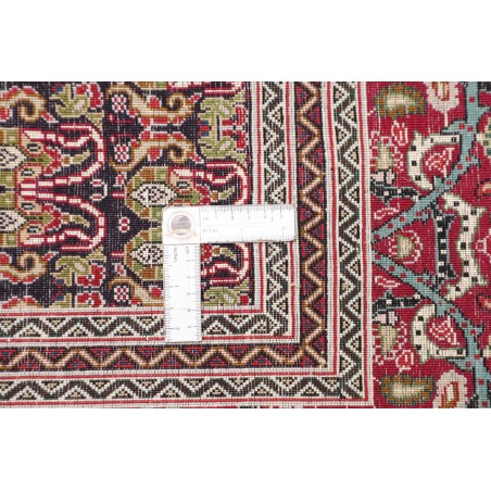 Tappeto Tabriz 50 Raj Persia marrone giallo 160x212