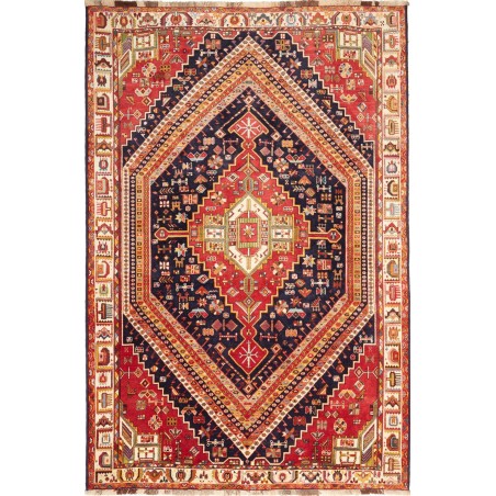 Tappeto Shiraz Fine Persia rosso grigio 180x274
