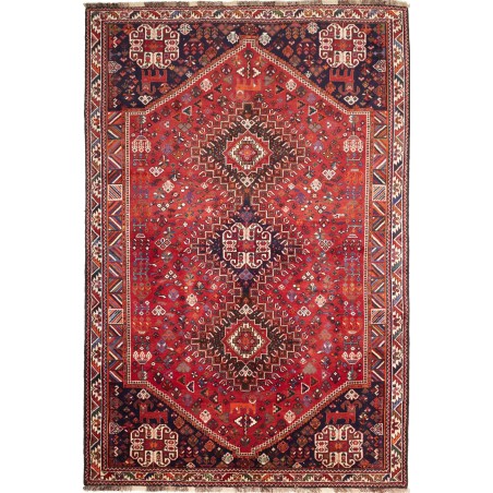 Tappeto Shiraz Fine Persia marrone giallo 177x266
