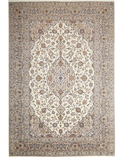 Tappeto Kashan Persia bianco 235x343