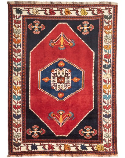 Tappeto Shiraz Fine Persia marrone giallo 150x206