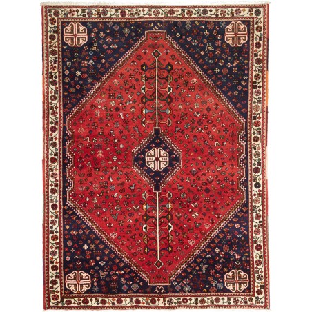 Tappeto Shiraz Fine Persia marrone grigio 162x220