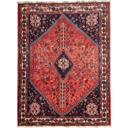 Tappeto Shiraz Fine Persia marrone rosso 162x218