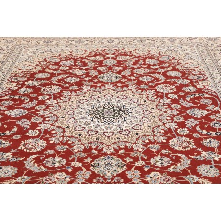 Tappeto Nain 9La Persia bianco marrone 255x335