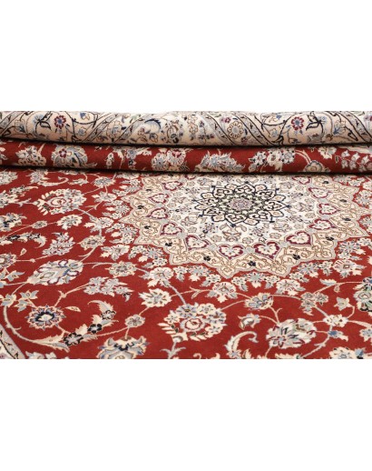 Tappeto Nain 9La Persia bianco marrone 255x335