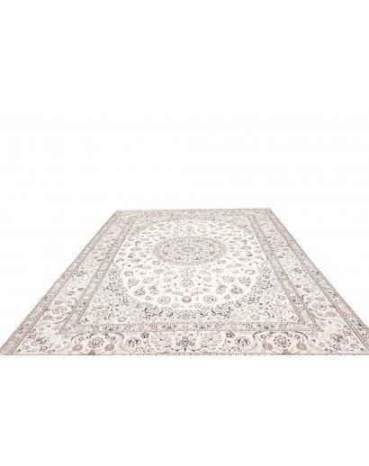 Tappeto Nain 9La Persia bianco grigio 242x337