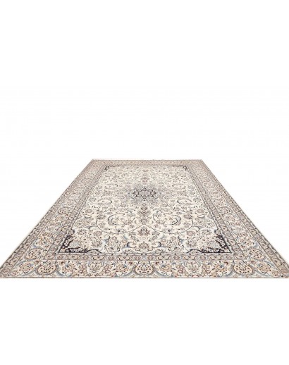 Tappeto Nain 9La Persia bianco grigio 253x367