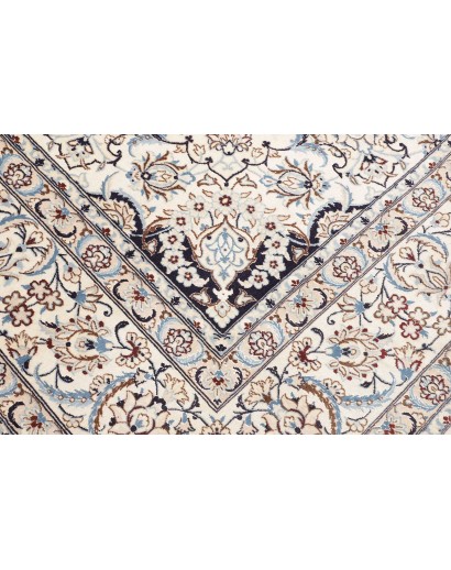 Tappeto Nain 9La Persia bianco grigio 253x367