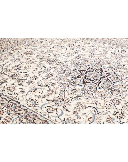 Tappeto Nain 9La Persia bianco grigio 253x367