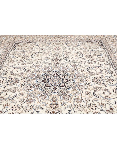 Tappeto Nain 9La Persia bianco grigio 253x367