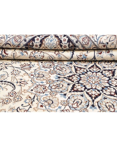 Tappeto Nain 9La Persia bianco grigio 253x367