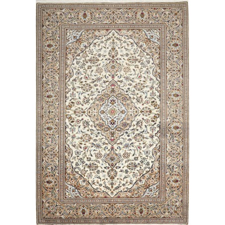 Tappeto Kashan Persia beige verde 200x290