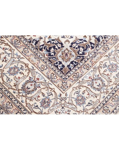 Tappeto Nain 9La Persia bianco azzurro 260x360