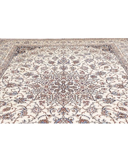Tappeto Nain 9La Persia bianco azzurro 260x360