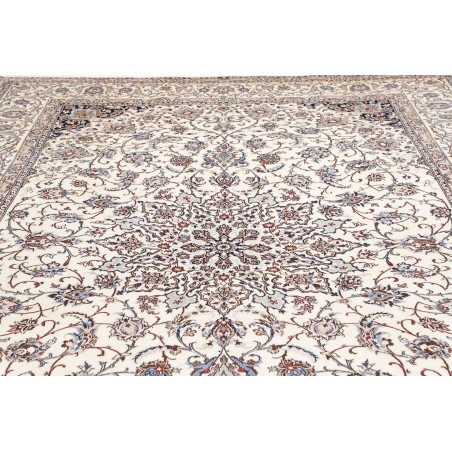 Tappeto Nain 9La Persia bianco azzurro 260x360