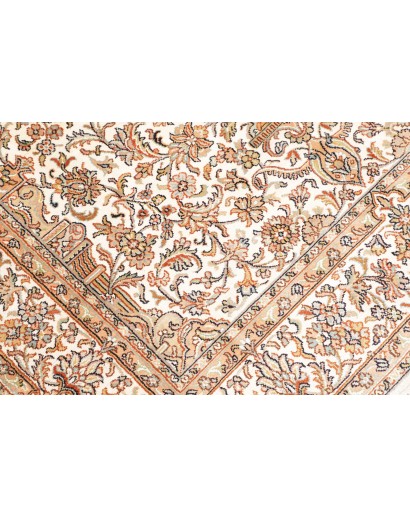 Tappeto Kashmir India giallo verde 125x192