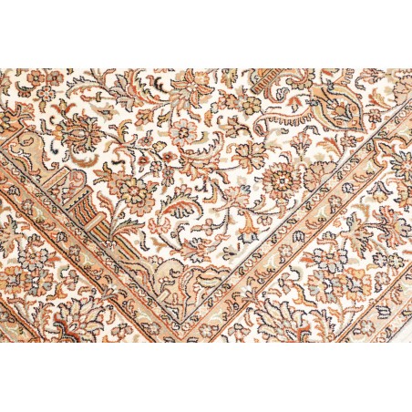 Tappeto Kashmir India giallo verde 125x192