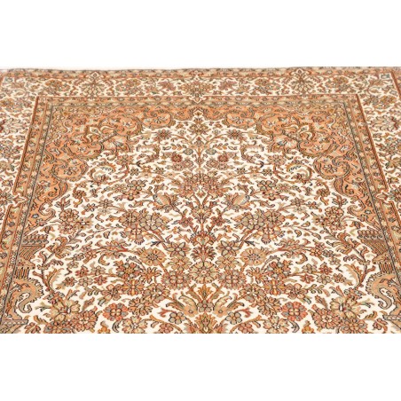 Tappeto Kashmir India giallo verde 125x192