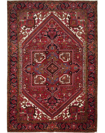 Tappeto Gorawan Persia marrone bianco 204x294