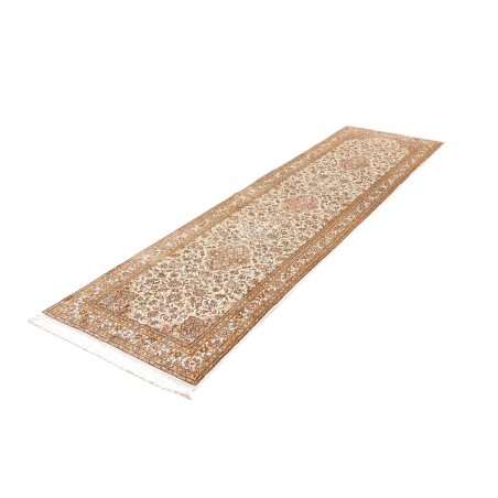 Tappeto Kashmir India giallo verde 78x272