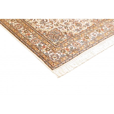 Tappeto Kashmir India giallo verde 78x272