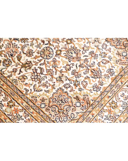 Tappeto Kashmir India giallo verde 78x272