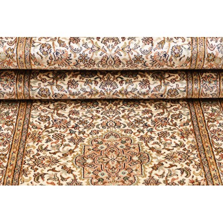 Tappeto Kashmir India giallo verde 78x272