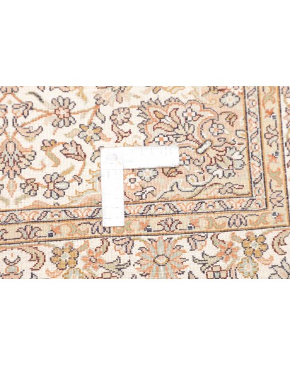 Tappeto Kashmir India giallo verde 78x272