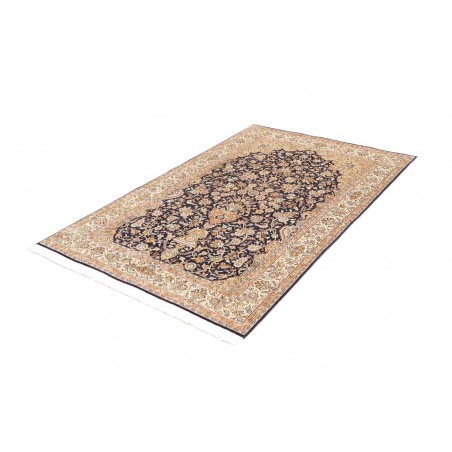 Tappeto Kashmir India giallo grigio 121x190