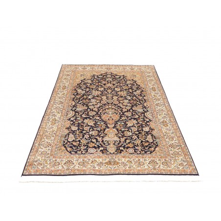 Tappeto Kashmir India giallo grigio 121x190