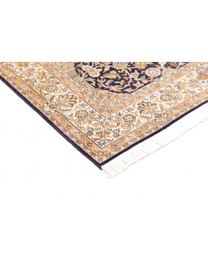 Tappeto Kashmir India giallo grigio 121x190