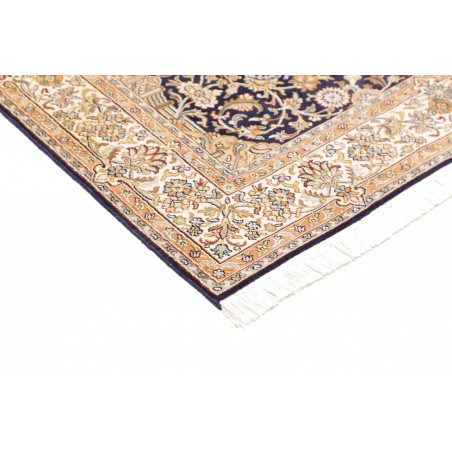 Tappeto Kashmir India giallo grigio 121x190