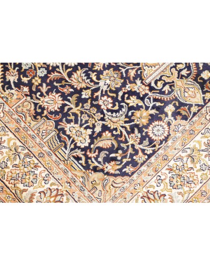 Tappeto Kashmir India giallo grigio 121x190