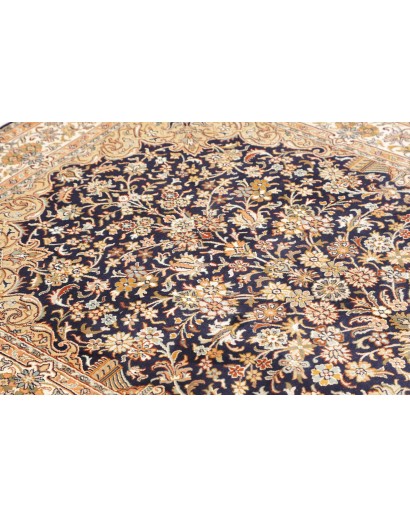 Tappeto Kashmir India giallo grigio 121x190