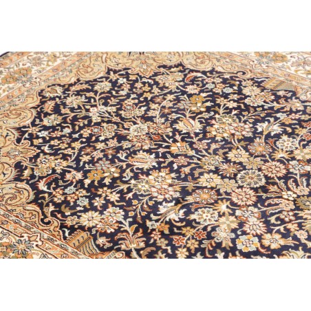 Tappeto Kashmir India giallo grigio 121x190