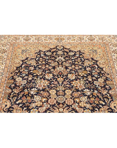 Tappeto Kashmir India giallo grigio 121x190