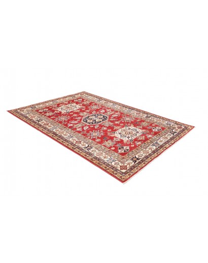 Tappeto Kazak Fine Pakistan giallo grigio 170x243