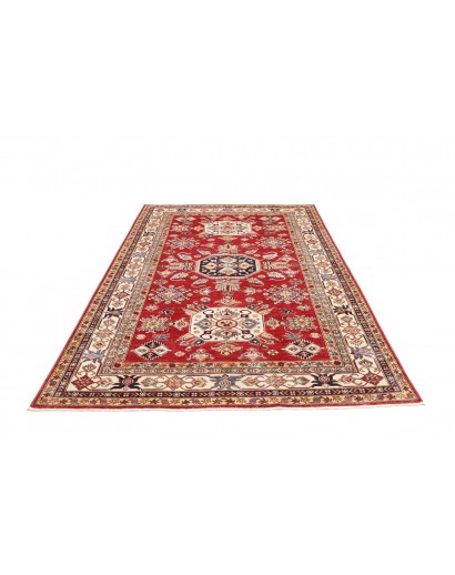 Tappeto Kazak Fine Pakistan giallo grigio 170x243