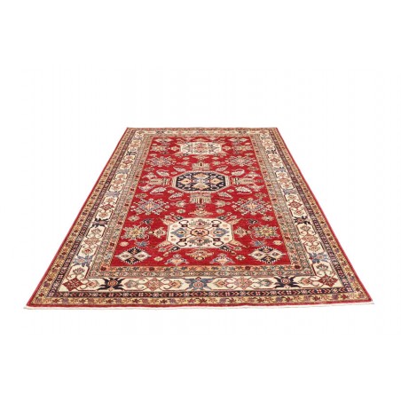 Tappeto Kazak Fine Pakistan giallo grigio 170x243