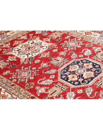 Tappeto Kazak Fine Pakistan giallo grigio 170x243