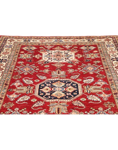 Tappeto Kazak Fine Pakistan giallo grigio 170x243