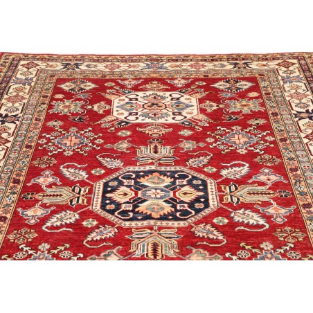 Tappeto Kazak Fine Pakistan giallo grigio 170x243