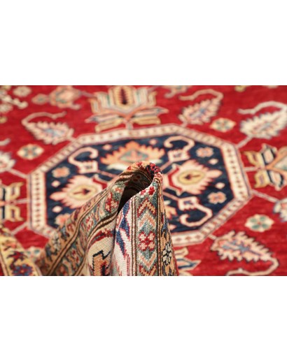 Tappeto Kazak Fine Pakistan giallo grigio 170x243