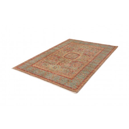 Tappeto Mamlouk Pakistan bianco marrone 153x207