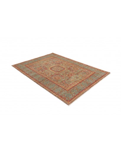 Tappeto Mamlouk Pakistan bianco marrone 153x207