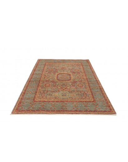 Tappeto Mamlouk Pakistan bianco marrone 153x207
